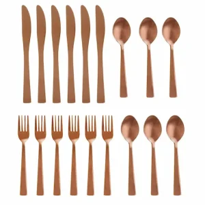 18 Pcs Rose Gold Spoon
