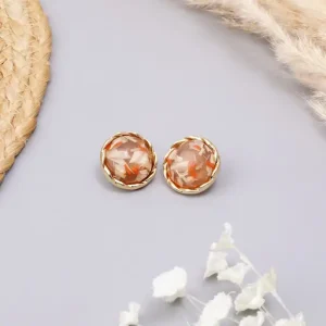 Gold plated Stud Earing