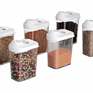 Plastic Easy Flow Storage Container Sets
