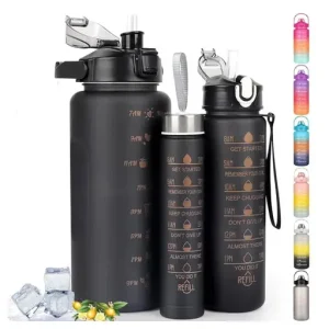 BPA Free Motivational Sipper Water Bottle